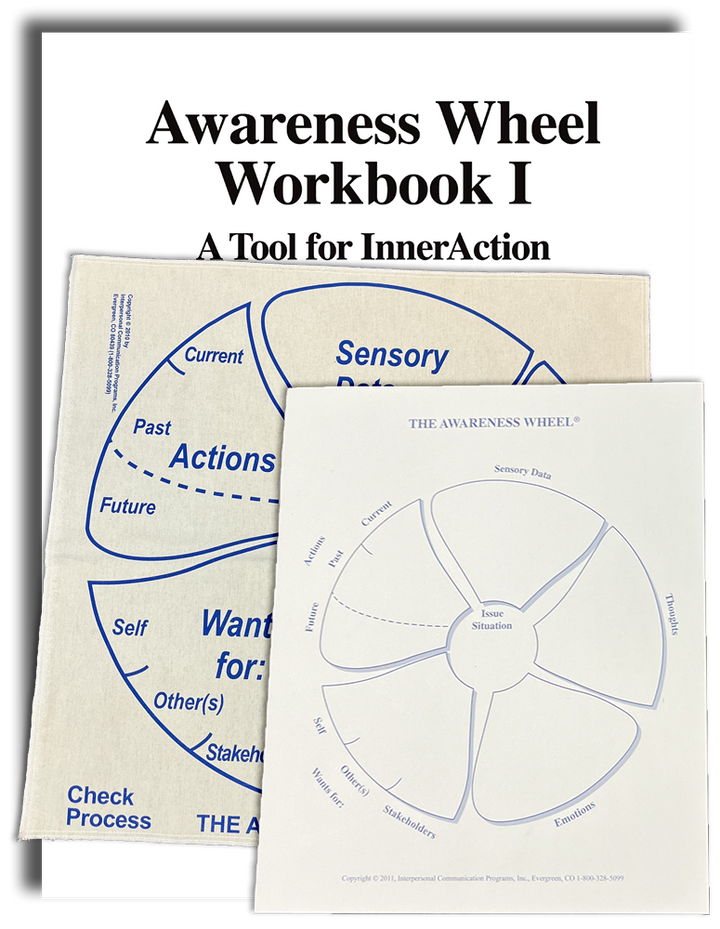 Awareness Wheel Workbook I with InnerAction NotePad and SkillsMat