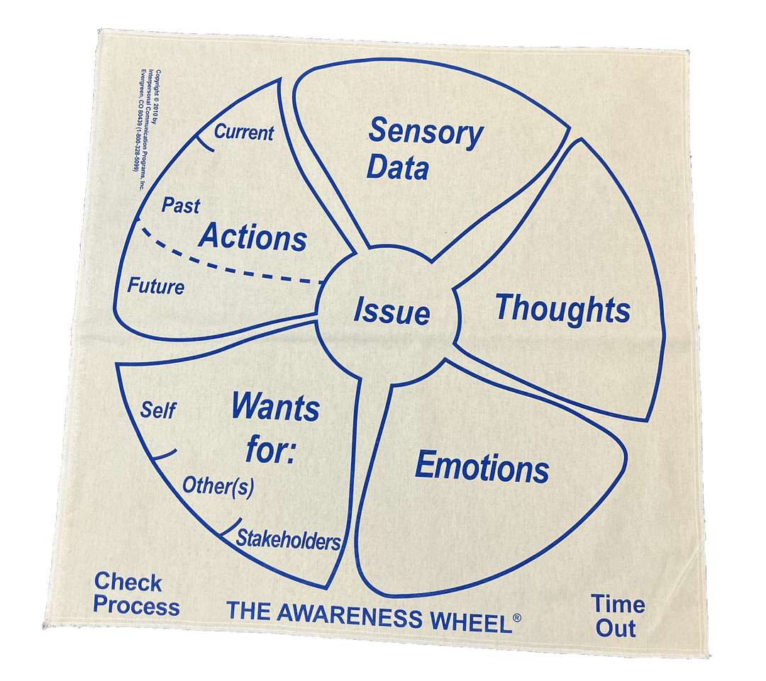 Awareness Wheel Workbook I with InnerAction NotePad and SkillsMat